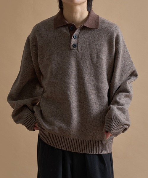 ETRO エトロ ニットポロ ニット ポロシャツ グリーン イエロー バイカラー ETRO エトロ ニットポロ ニット ポロシャツ グリーン イエロー バイ
