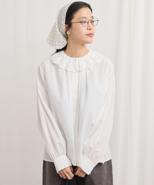 egg londonブラウス fig London（フィグロンドン） ブラウス シャツ Ann blouse レディース