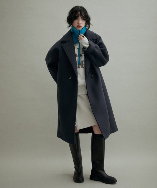 新品 未使用 ADAM ET ROPE チェスターコート 黒 ADAM ET ROPE'（アダムエロペ） チェスターコート 38 ブラック