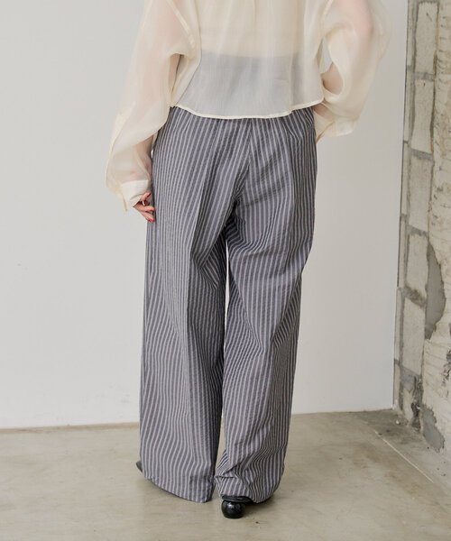 「WHIMSIC」 イージーパンツ FREE ブルー レディース_画像3