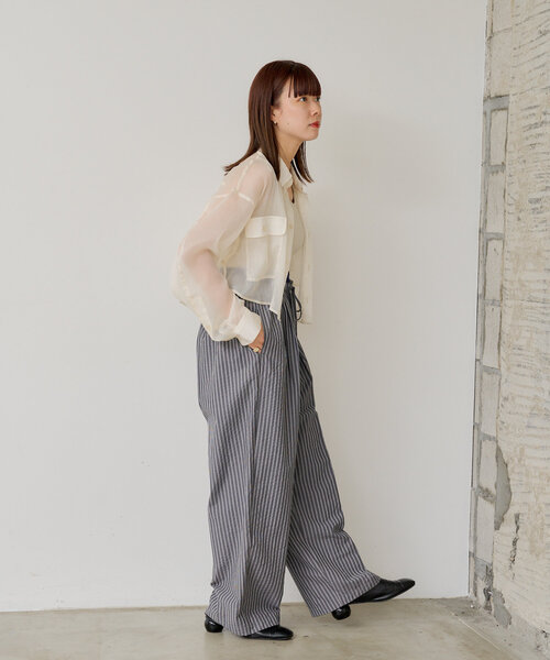 「WHIMSIC」 イージーパンツ FREE ブルー レディース_画像8