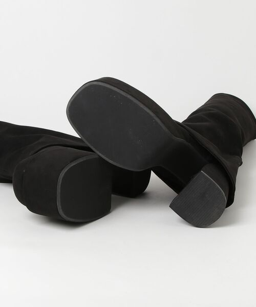 EMODA（エモダ） ロングブーツ LARGE ブラック レディース : ZOZOTOWN