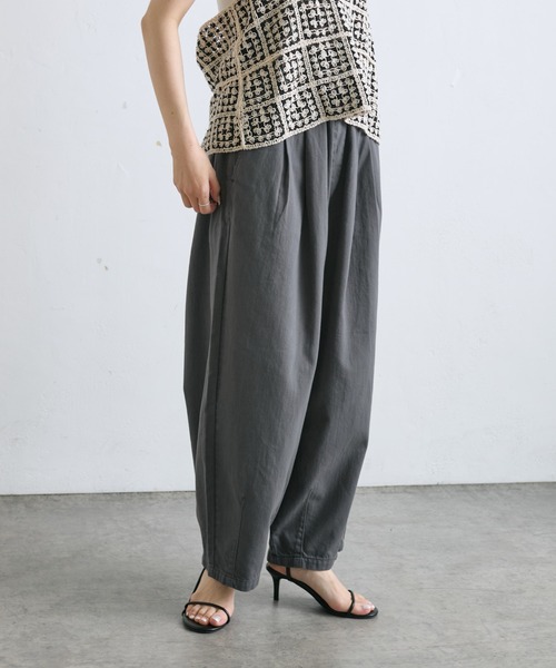 pual ce cin 「PUAL CE CIN」 パンツ FREE グレー レディース