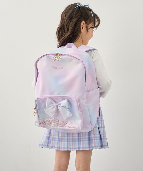 リュック 「A4サイズ収納可能」レインボーリュック キッズ 子供 女の子の画像