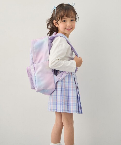 リュック 「A4サイズ収納可能」レインボーリュック キッズ 子供 女の子の画像
