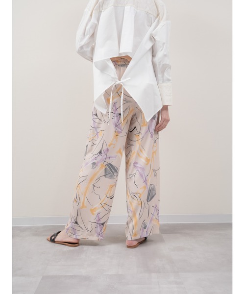 「DOLLUPOOPS」 イージーパンツ 38 ベージュ レディース_画像5