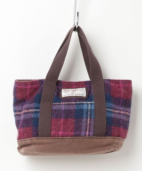HARRIS TWEED（ハリスツイード） チェック柄トートバッグ「Afternoon