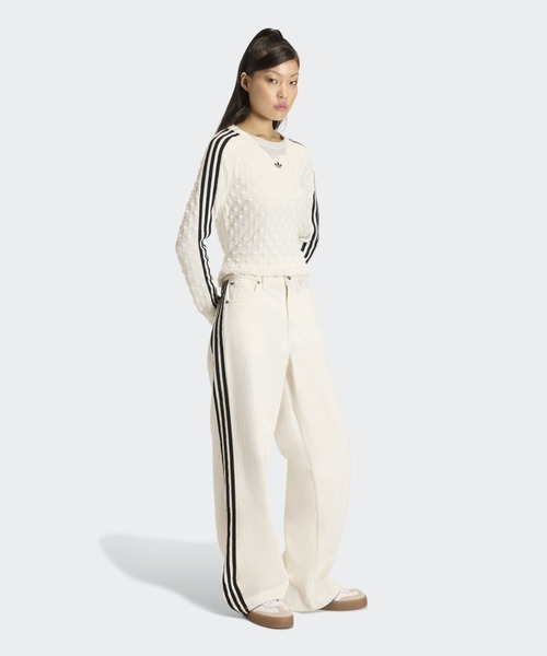 新品S Adidas SPORT スウェットセーター ホワイト IW6286 adidas Classic Sport Sweater (Gender Neutral) - White | adidas New