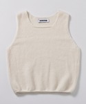 ベスト ジレ ウールニットベスト レディースの詳細画像1
