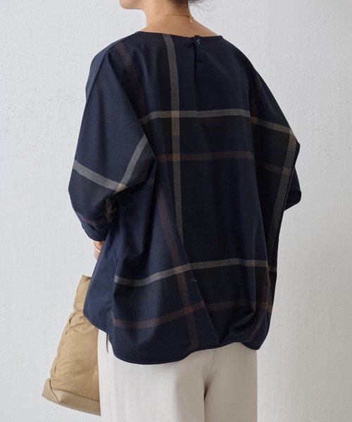 BEARDSLEY（ビアズリー） 7分袖ブラウス FREE ネイビー レディース 