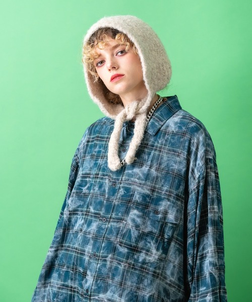 「ankoROCK」 ニットキャップ ONESIZE アイボリー レディース_画像4