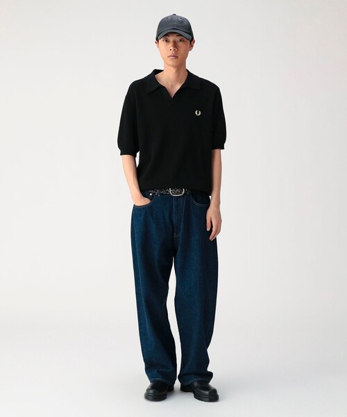 良品☆別注 フレッドペリー × ビームス ニット ポロシャツ ユニセックス 紺色 FRED PERRY｜ビームス 金沢｜BEAMS