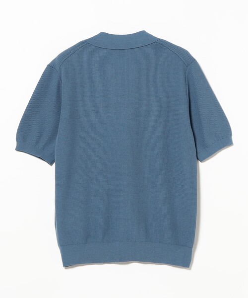 フレッドペリー×damon albarn 水色 ニットポロシャツ サイズ38 FRED PERRY - フレッドペリーメンズポロシャツM紺色ネイビー水色ライト