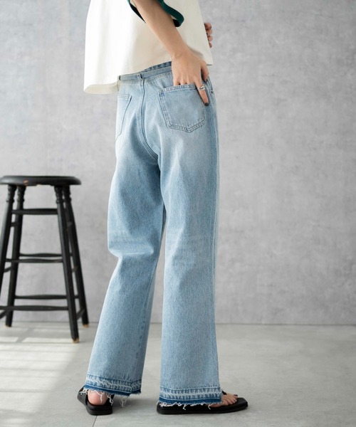 [WEGO] Denim брюки MEDIUM свет индиго голубой женский 