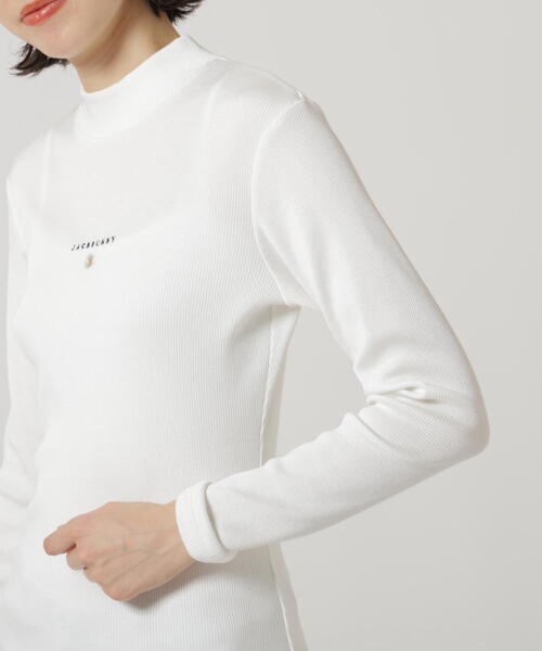 ジャックバニー　レディース　新品　Mサイズ　ホワイト　長袖 Jack Bunny!!（ジャックバニー） tシャツ 「Jack Bunny!!」ブライト