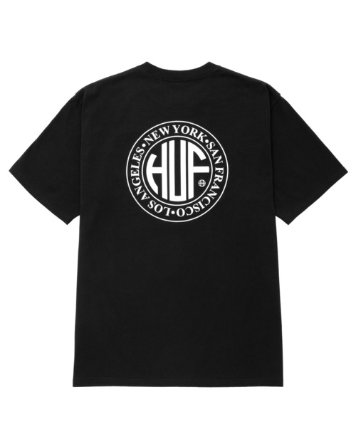 「HUF」 半袖Tシャツ X-LARGE ブラック メンズ_画像8