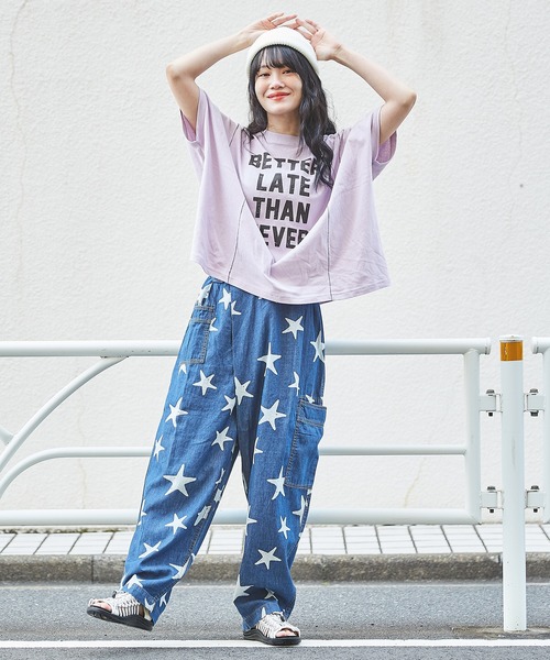 「CUBE SUGAR」 デニムパンツ M ブルー系その他2 レディース_画像6