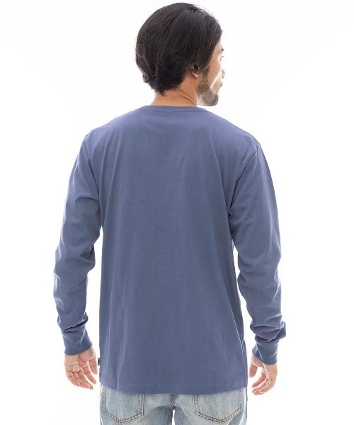 「BILLABONG」 長袖Tシャツ MEDIUM ブルー系その他 メンズ_画像3