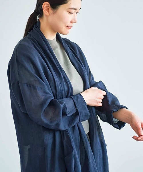 コート アウター ata robe 3. / ラミーローブコート レディースの画像