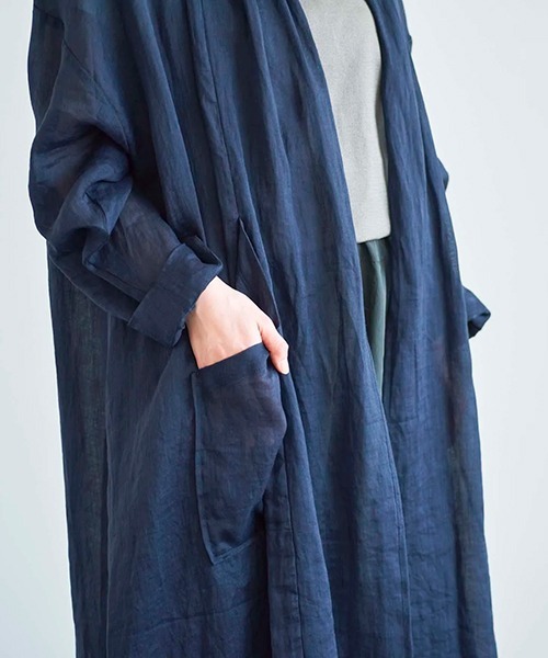 コート アウター ata robe 3. / ラミーローブコート レディースの画像