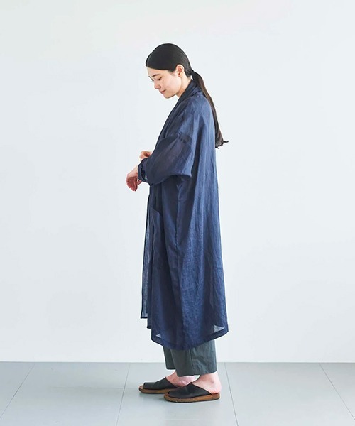 コート アウター ata robe 3. / ラミーローブコート レディースの画像