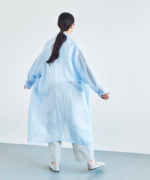 コート アウター ata robe 3. / ラミーローブコート レディースの画像