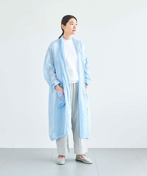 コート アウター ata robe 3. / ラミーローブコート レディースの画像