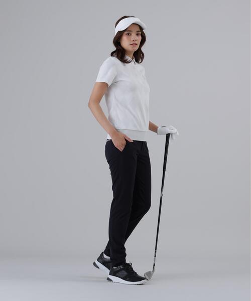 ポロシャツ ポロ 「St ANDREWS」ダイヤジャガード半袖シャツ レディース_13