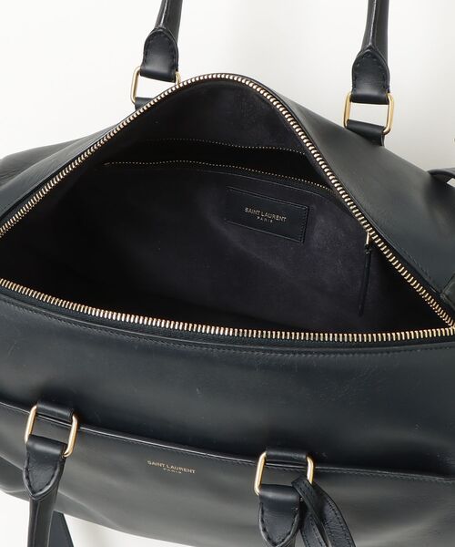 「SAINT LAURENT PARIS」 クラシック ダッフル6 2WAYバッグ - ネイビー レディース_画像4