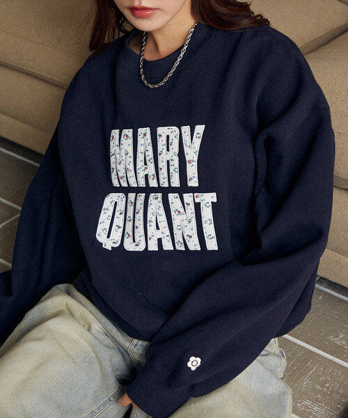 「PUBLUX」 スウェットカットソー「MARY QUANTコラボ」 フリ- アッシュグレー レディース_画像5