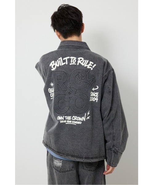 ロデオクラウンズワイドボウル リバーシブルデニムジャケット RODEO 