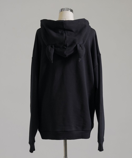 「Diable baiser」 プルオーバーパーカー - グリーン レディース_画像3