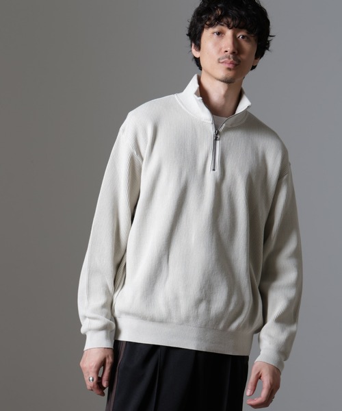 「crepuscule」 ジップアップパーカー 2 ブラウン メンズの画像