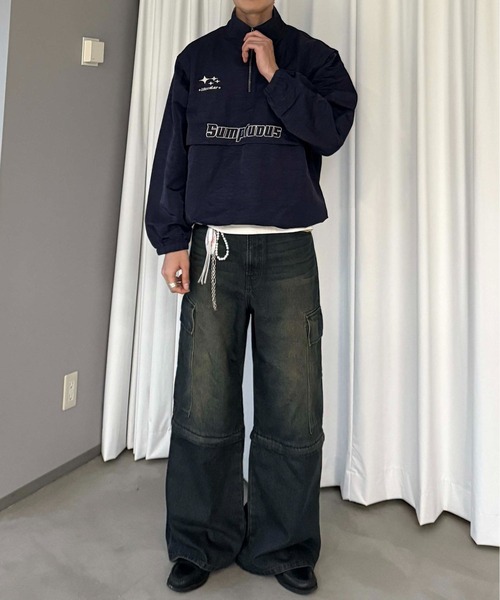 「sedacle」 デニムパンツ SMALL インディゴブルー メンズ_画像5