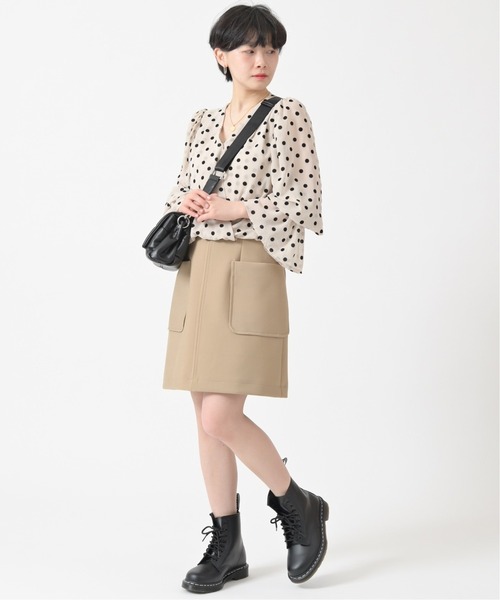 「U by SPICK&SPAN」 長袖ブラウス FREE ベージュ レディース_画像4