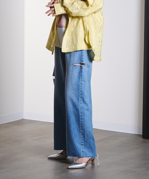 シューズ POINTED BELT MULE レディース