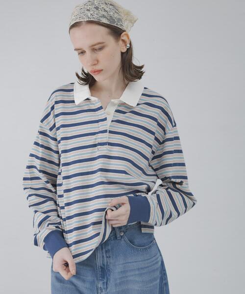 URBAN RESEARCH Sonny Label tシャツ マルチボーダーラガーシャツ