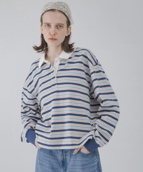 URBAN RESEARCH Sonny Label tシャツ マルチボーダーラガーシャツ