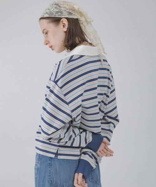URBAN RESEARCH Sonny Label tシャツ マルチボーダーラガーシャツ