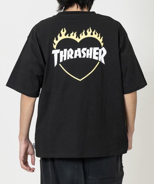 THRASHER（スラッシャー） tシャツ 「at」「THRASHER/スラッシャー