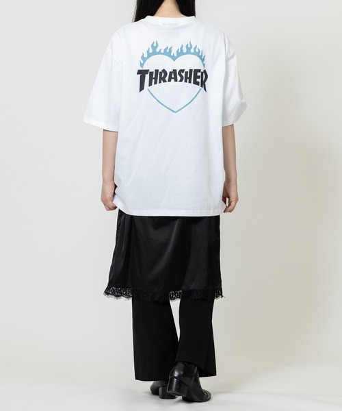 THRASHER（スラッシャー） tシャツ 「at」「THRASHER/スラッシャー