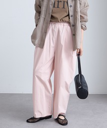 pual ce cin ワイドパンツ パンツ 高密度コットン製品染コクーンパンツ