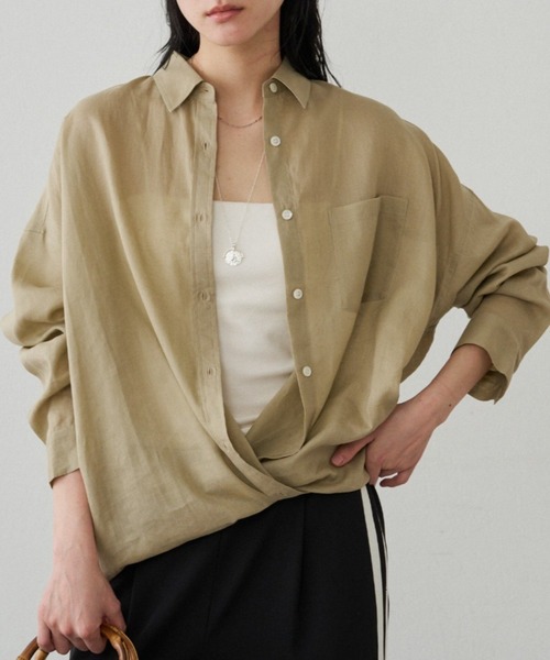 Loungedress（ラウンジドレス） ブラウス シャツ カシュクール2way