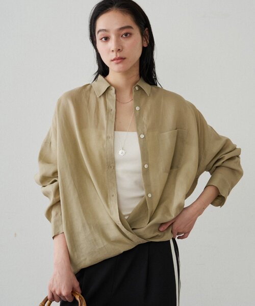 Loungedress（ラウンジドレス） ブラウス シャツ カシュクール2way