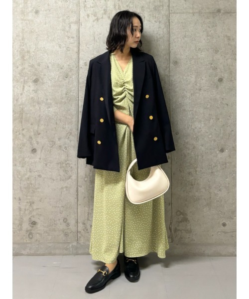 「Mila Owen」 7分袖ワンピース 0 ネイビー レディース_画像10