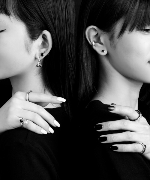 ピアス ブラックジルコニアピアス（S）/レディース/メンズ/26SS レディース メンズの画像