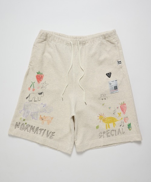 スウェットパンツ ジャージ 「MIHARAYASUHIRO」KIDS DOODLE SHORTS メンズの画像