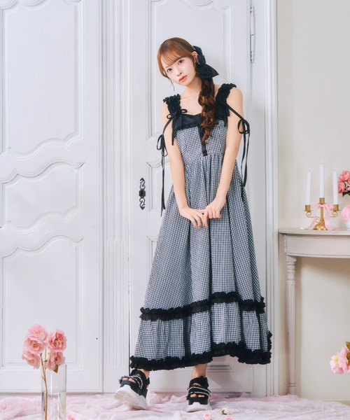 ReAmour ワンピース ReAmour ワンピース ギンガムスイートワンピ : ZOZOTOWN Yahoo!店