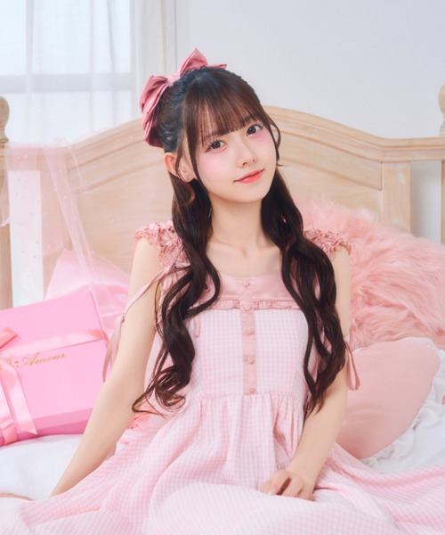 ReAmour ワンピース ギンガムスイートワンピ : ZOZOTOWN Yahoo!店