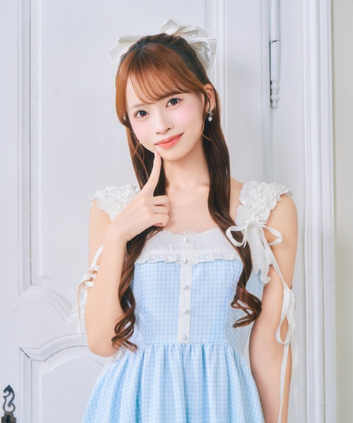 ReAmour ワンピース ギンガムスイートワンピ : ZOZOTOWN Yahoo!店